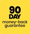 Glacier Breeze 90-day money-back guarantee seal