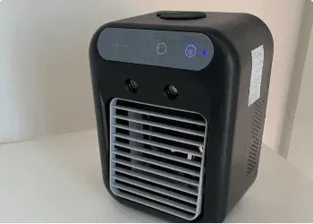 Glacier Breeze customer review – cooler on counter